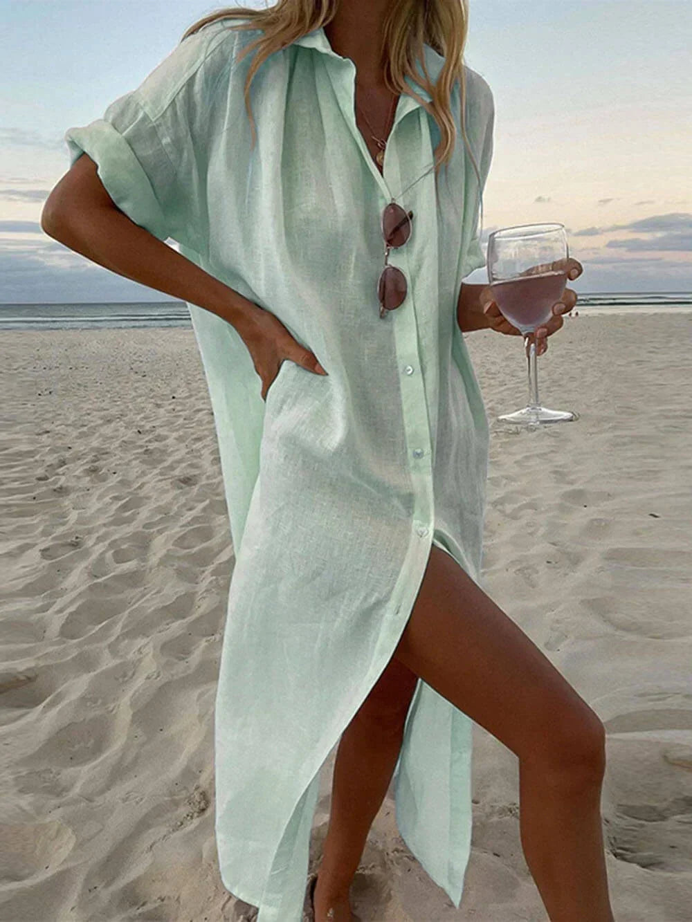 Robe Chemise Palma Décontractée & Élégante