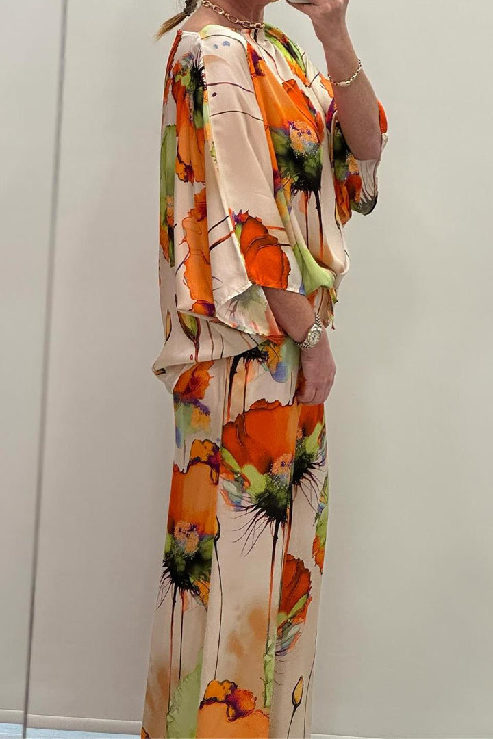Ensemble En Satin Décontractée