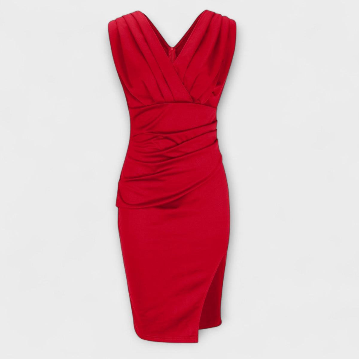 Robe Calypso Fendue Décolletée En V