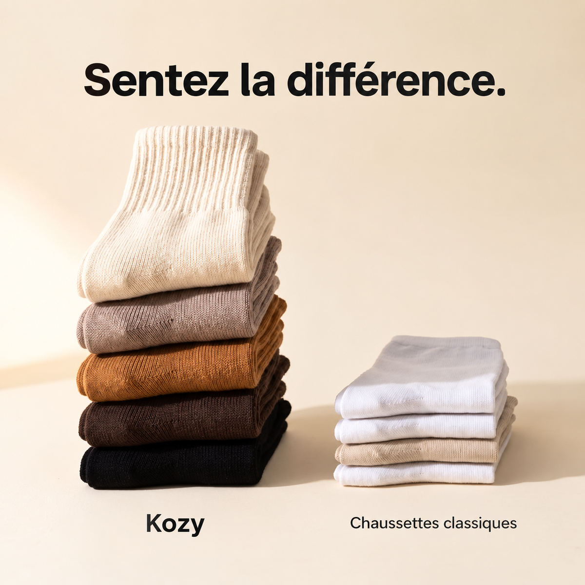 Chaussettes Kozy Douillettes & Souples