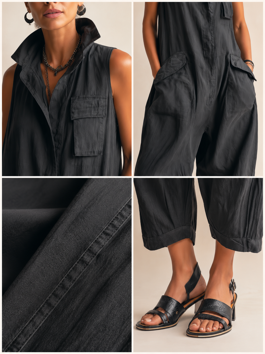 Combinaison Beliani Oversize Sans Manches
