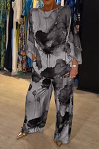 Ensemble En Satin Décontractée