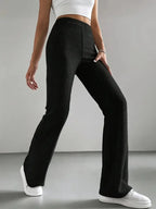 Pantalon Évasé En Velours Côtelé
