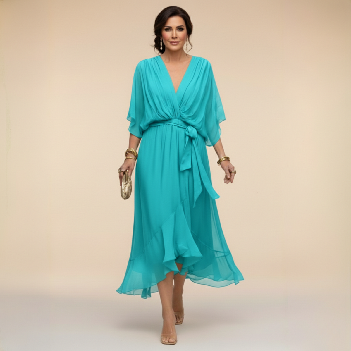 Robe Alizée À Encolure En V