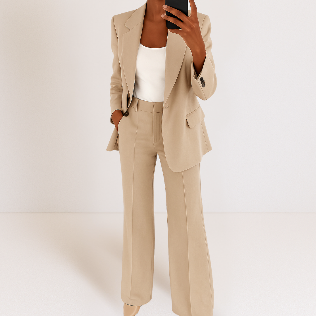 Costume Deux Pièces Chic Pour Femme