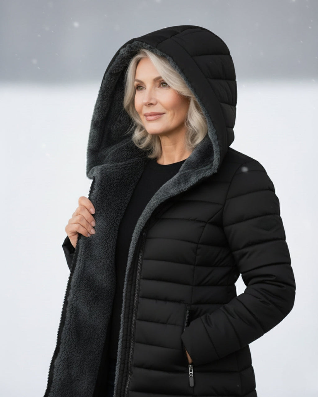 Manteau Maddy Matelassé Doublée En Polaire