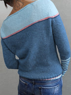 Pull Rayé En Cachemire