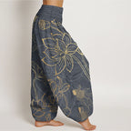 Pantalon "Yoga & Méditation" En Coton