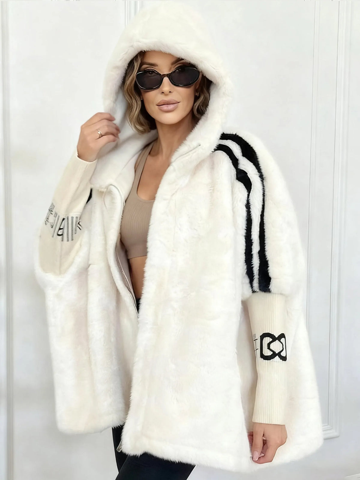 Manteau Sandy Oversize Avec Capuche