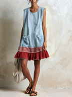 Robe Nima À Ourlet Volanté