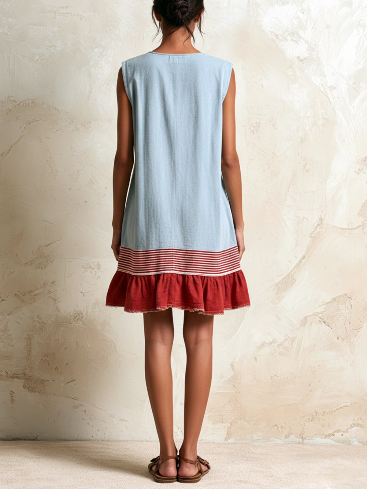 Robe Nima À Ourlet Volanté