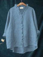 Chemise Almina Décontractée En coton & En Lin