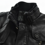 Filippo | Giacca Biker Lunga in Pelle