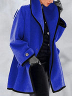 Manteau Élégant 3/4 En Laine