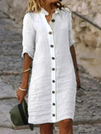 Robe Alissa Mi-longue Élégante & Décontractée