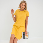 Robe Alinia En Lin Doux Avec Poches