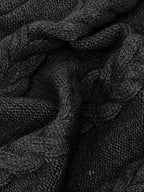 Pull-Robe À Col Roulé En Maille Torsadée Épaisse
