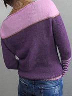 Pull Rayé En Cachemire