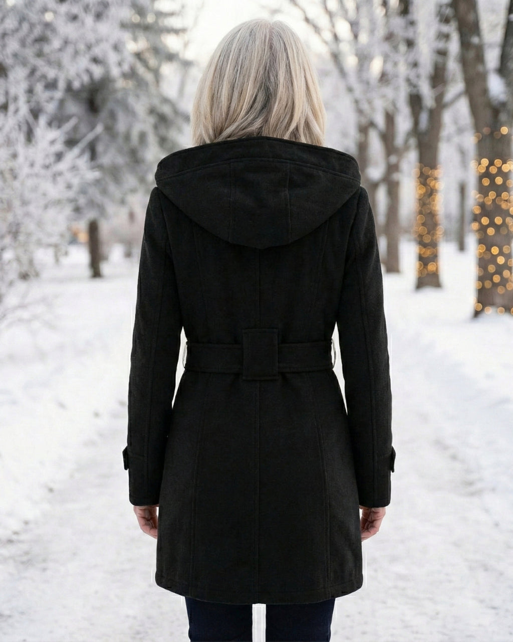 Zelinda | Cappotto in Lana a Quadri