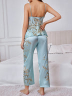 Ensemble Pyjama Fleurane En Satin