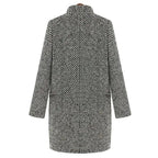 Manteau 3/4 En Laine Pour Femme