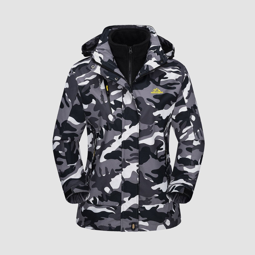 Manteau 3-en-1 Imperméable Avec Doublure En Polaire