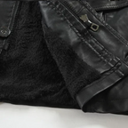 Filippo | Giacca Biker Lunga in Pelle