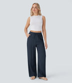 Pantalon En Lin Décontracté & Aéré