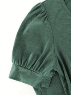 T-shirt Respirant En Coton À Manches En Pétales
