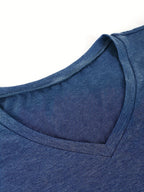 T-shirt Respirant En Coton À Manches En Pétales