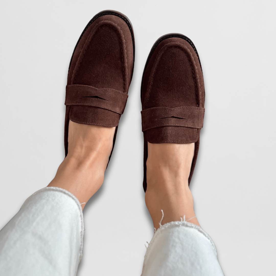 Lina™ – Mocassini Classici in Suede