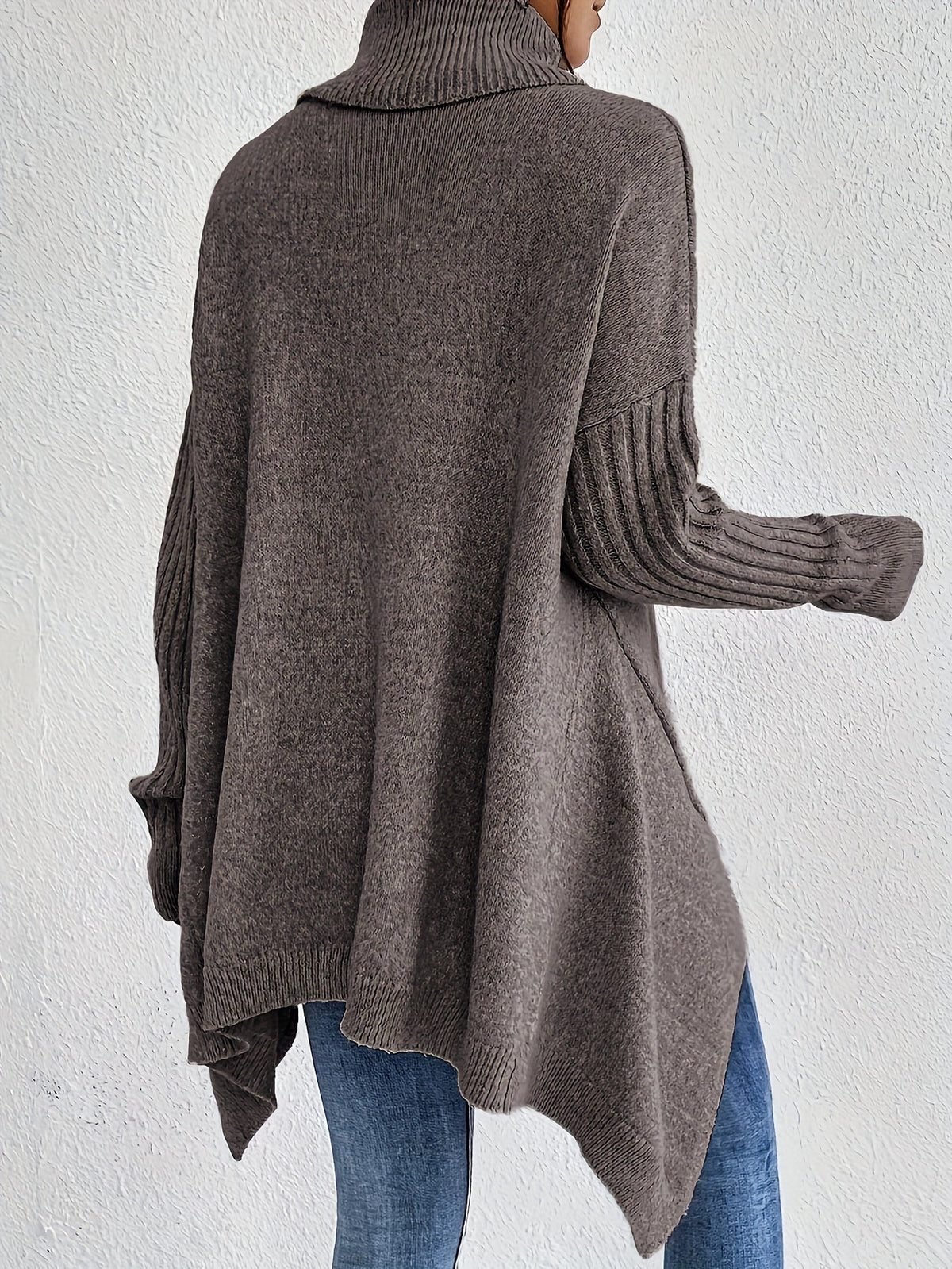 Pull Col Montant Élégant & Décontracté