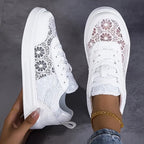 Floria™ – Sneaker in pizzo floreale elegante