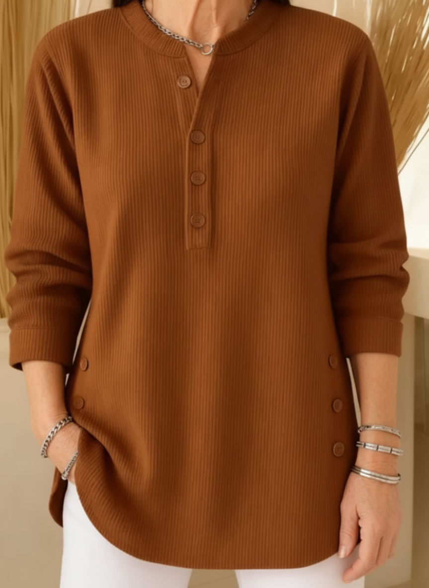 Pull En Tricot À Manches Longues