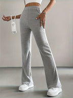 Pantalon Évasé En Velours Côtelé