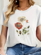 Pull Falinia À Manches Courtes Avec Imprimé Floral