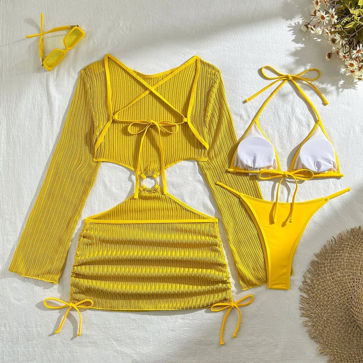 Ensemble Maillot De Bain 3 Pièces 'Malaya'