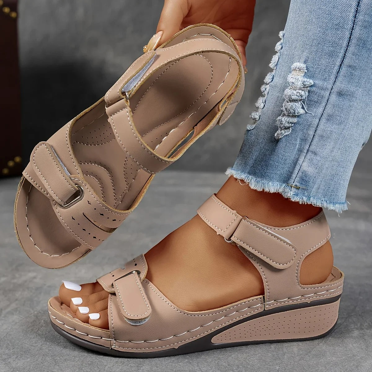 Sandales Estelle Orthopédiques Confortables