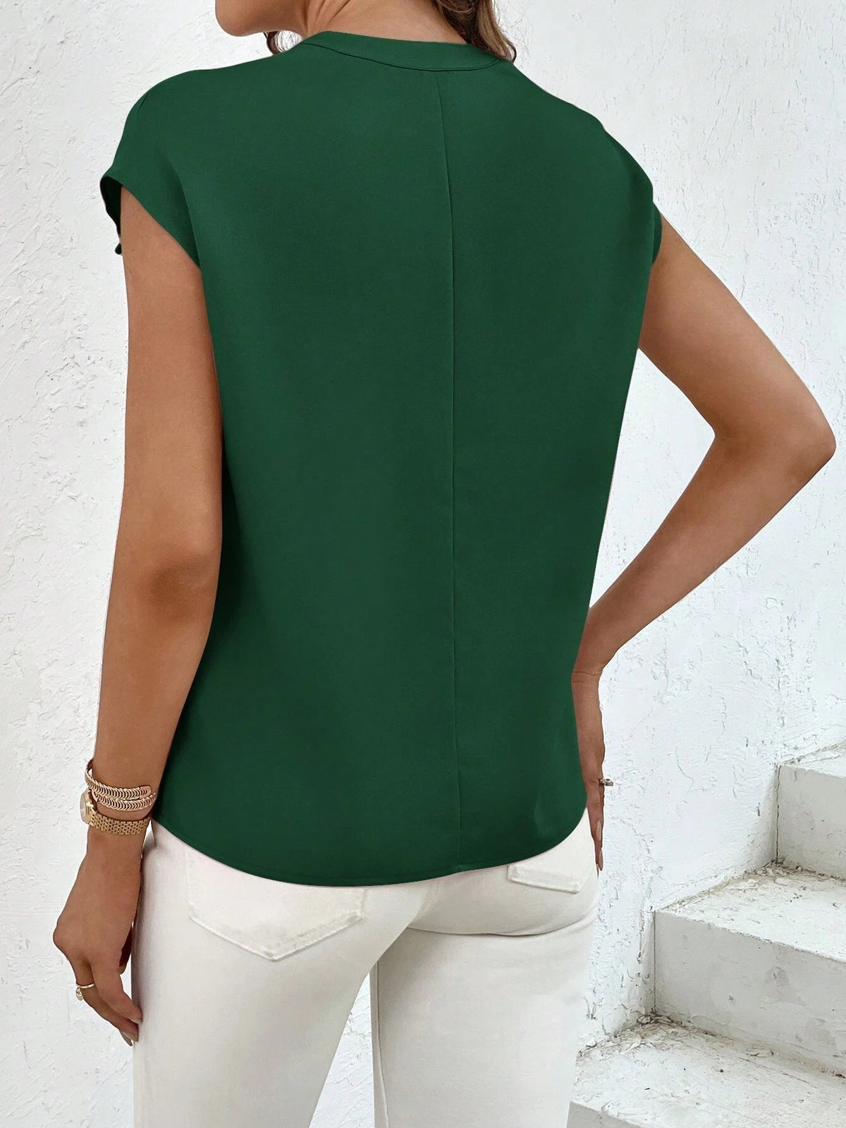 Chemise D'été À Manches Courtes Avec Poches