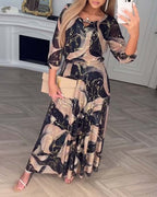 Robe Cheyenne En Mousseline Imprimée