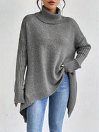Pull Col Montant Élégant & Décontracté