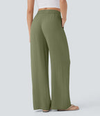 Pantalon En Lin Décontracté & Aéré