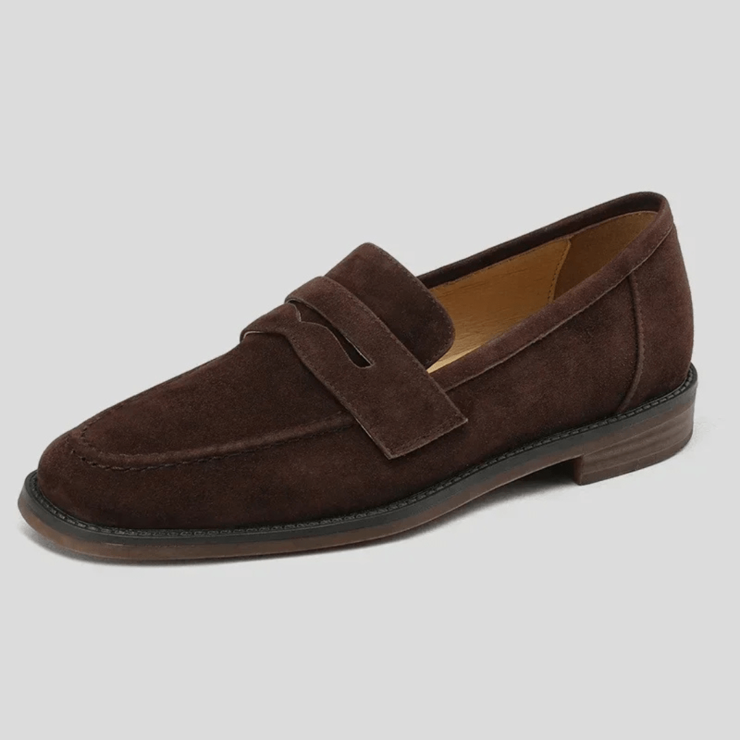 Lina™ – Mocassini Classici in Suede