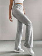 Pantalon Évasé En Velours Côtelé