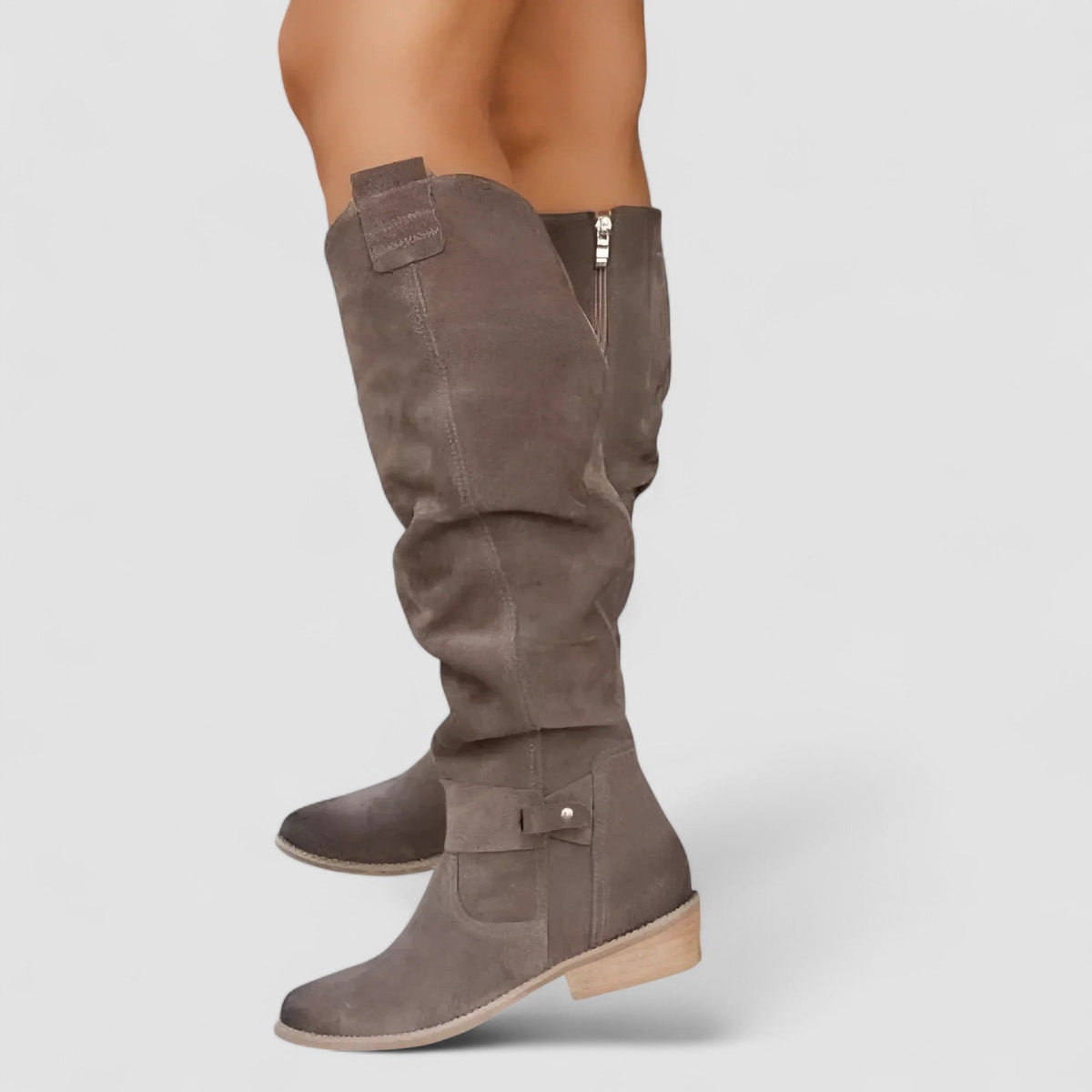 Elva™ – Stivali Alti in Camoscio