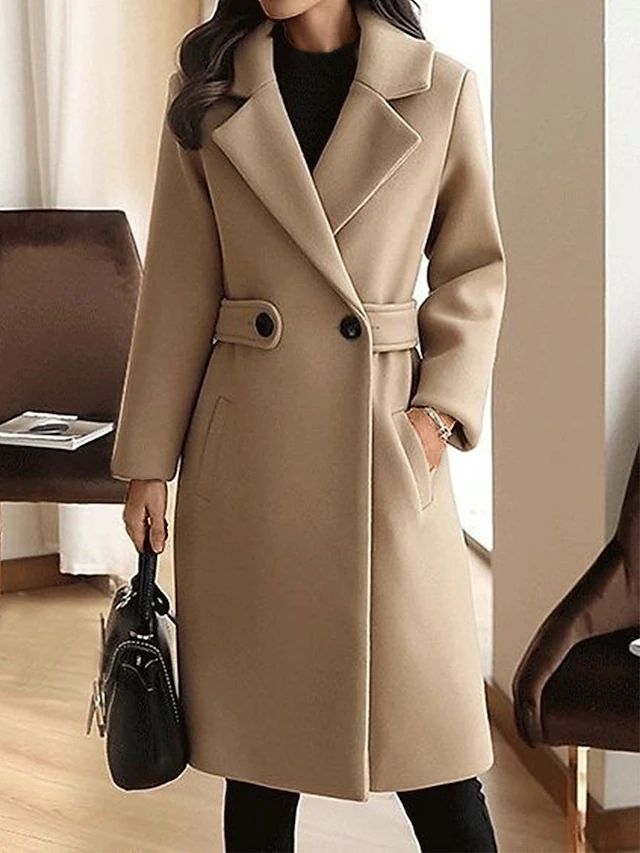 Manteau Ashley Long En Laine
