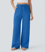 Pantalon En Lin Décontracté & Aéré