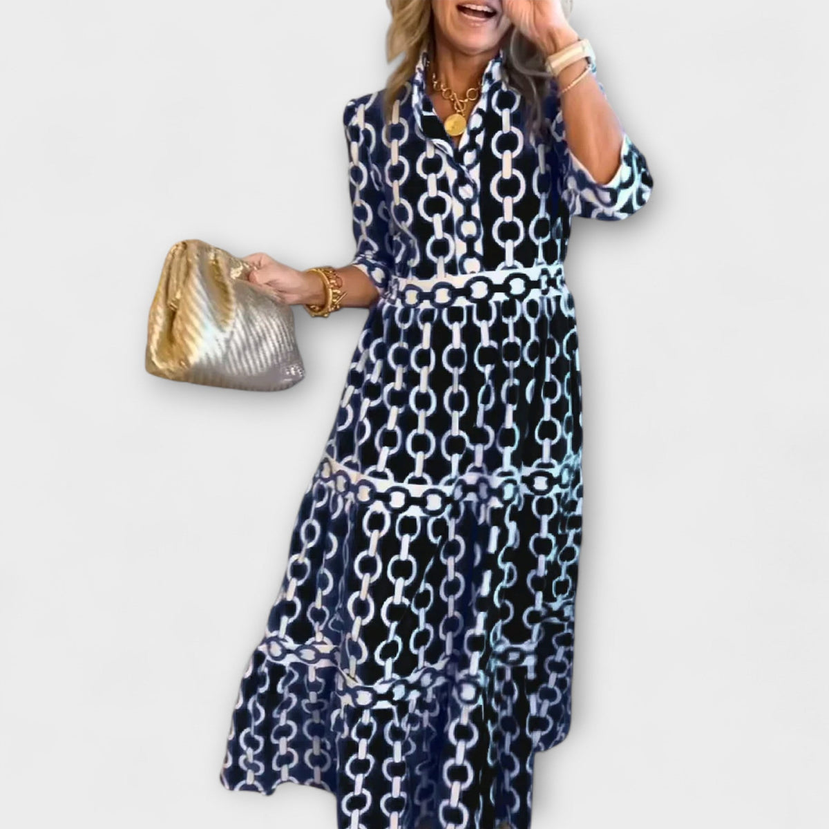 Robe Samya À Motifs De Chaînes