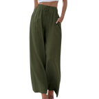 Pantalon Adele Décontractée En coton & Lin