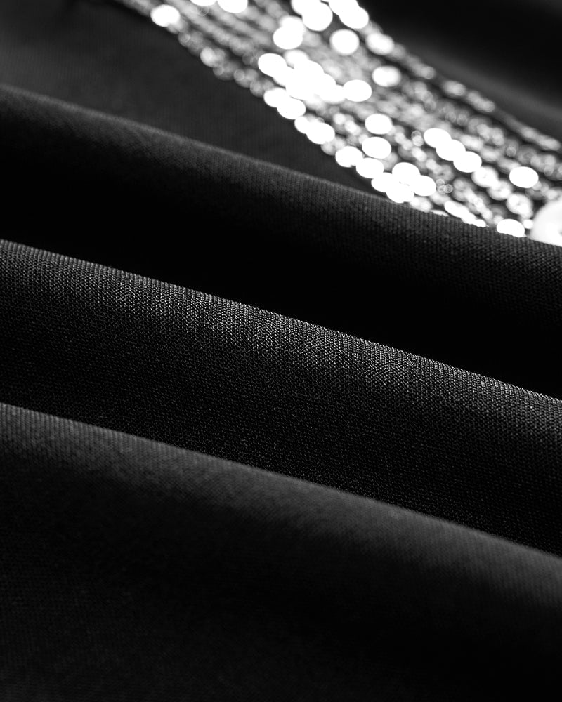 Chemise Décontracté En Paillettes